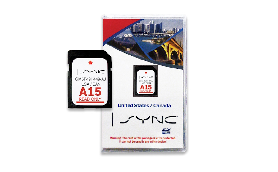U.S. AND CANADA SYNC 2 NAVIGATION SYSTEM MAP UPDATE - VERSION A15 product photo