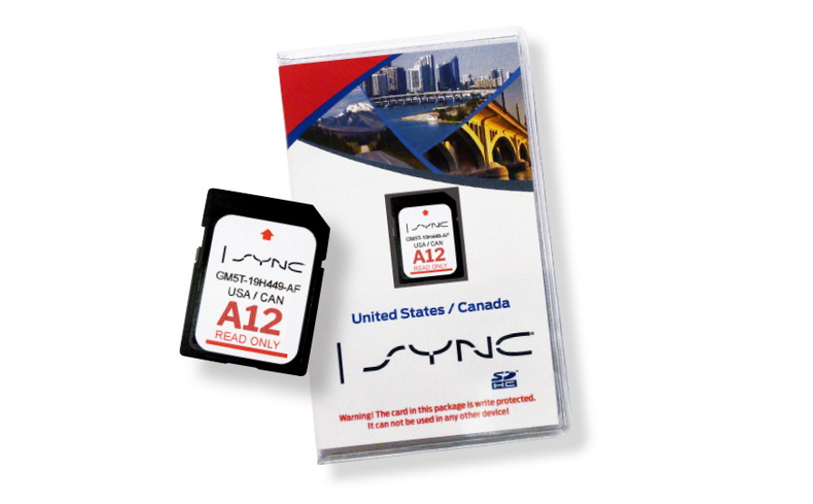 U.S. AND CANADA SYNC NAVIGATION SYSTEM MAP UPDATE - VERSION A12 product photo