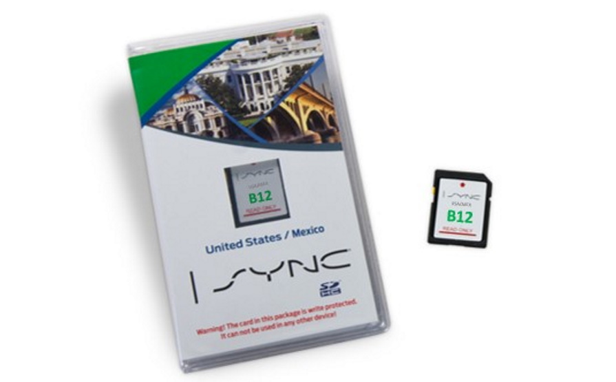 U.S. AND MEXICO SYNC NAVIGATION SYSTEM MAP UPDATE - VERSION B12 product photo